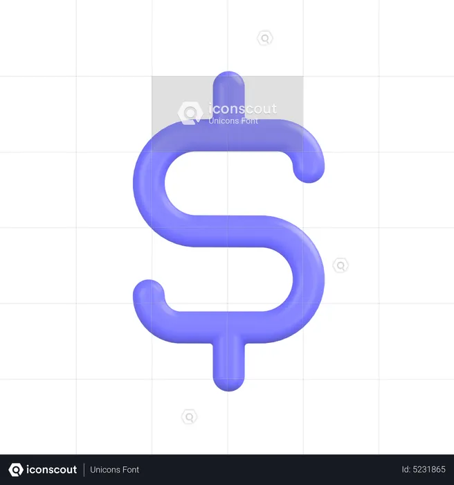 Dólar  3D Icon