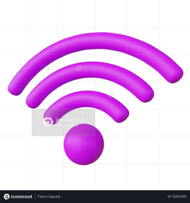 Sinal wi-fi  3D Icon