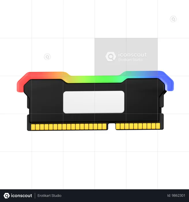 단일 램 RGB  3D Icon