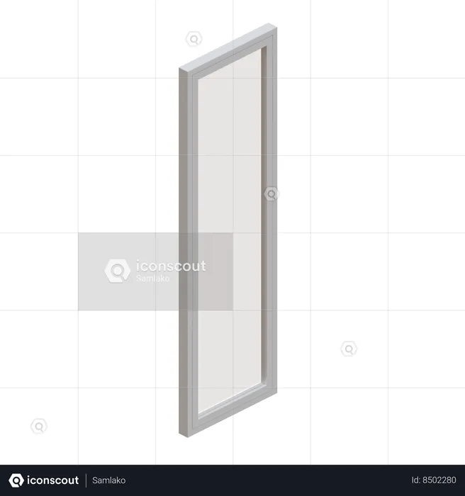 Single Window  3D Icon