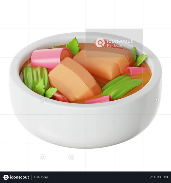 Sinigang  3D Icon