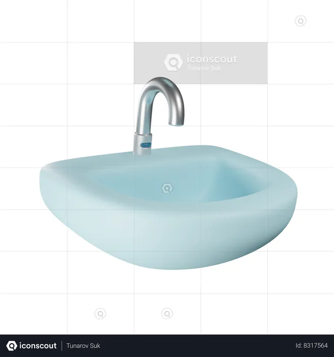 Sink  3D Icon