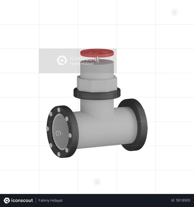 Sink Pipeline  3D Icon
