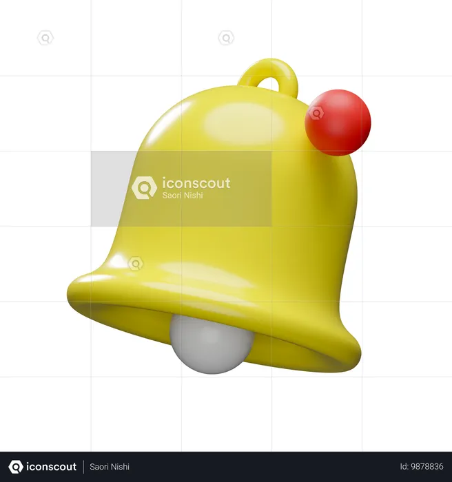 Sino de notificação  3D Icon