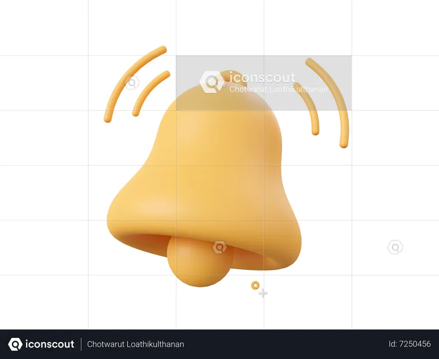 Sino de notificação  3D Icon