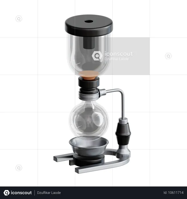 Cafetière à siphon  3D Icon