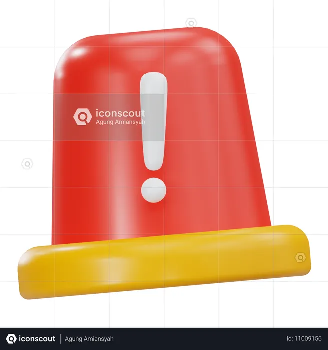 Sirène d'urgence  3D Icon