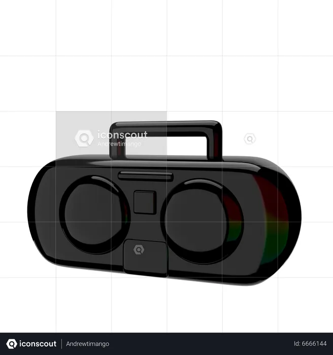 Sistema de audio  3D Icon