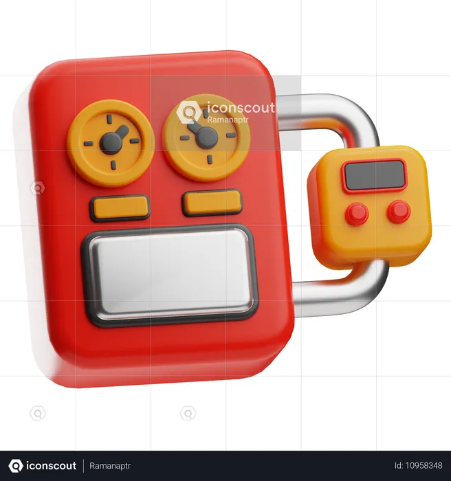 Sistema de controle  3D Icon