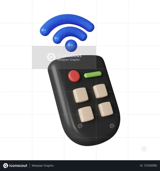 Sistema de controle remoto inteligente  3D Icon