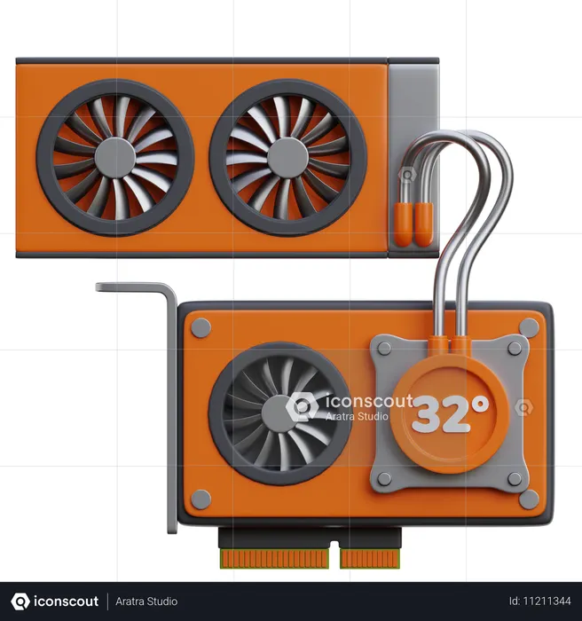 Sistemas de refrigeração mineração  3D Icon