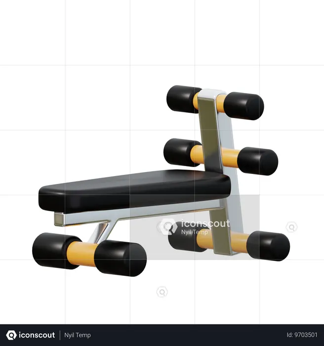 Sit-Up-Bank  3D Icon