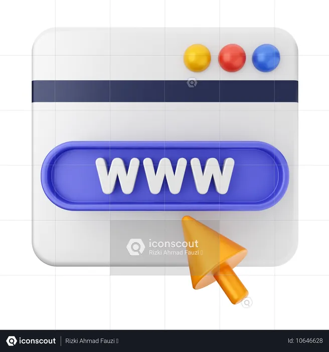 Site internet  3D Icon