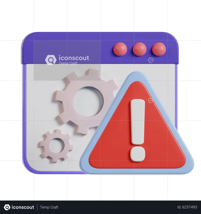 Site Maintenance  3D Icon