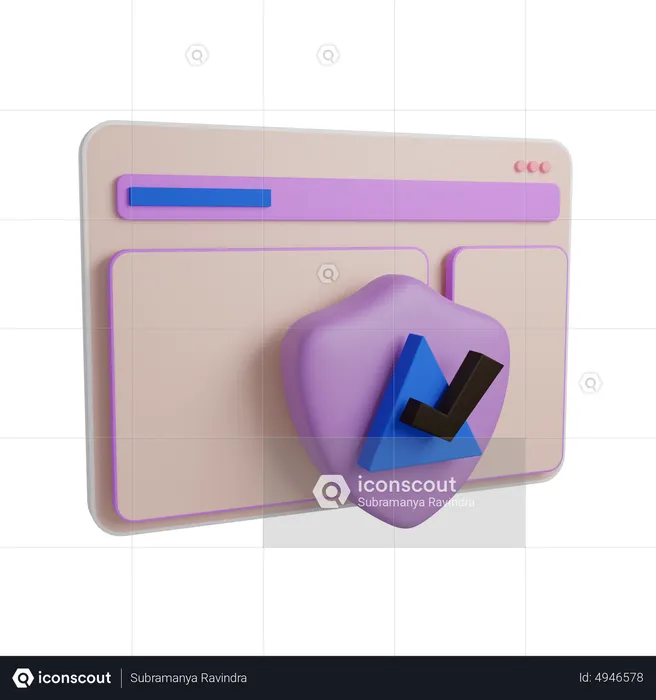 Site Security  3D Icon