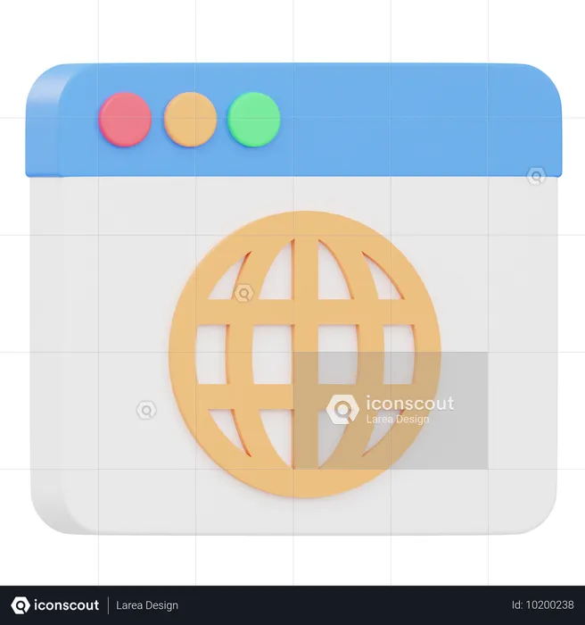 Site web  3D Icon