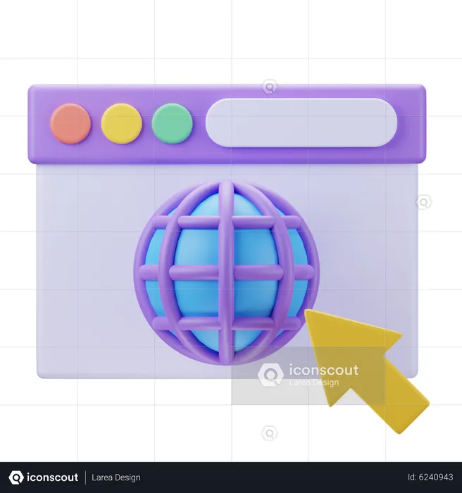 Site web  3D Icon