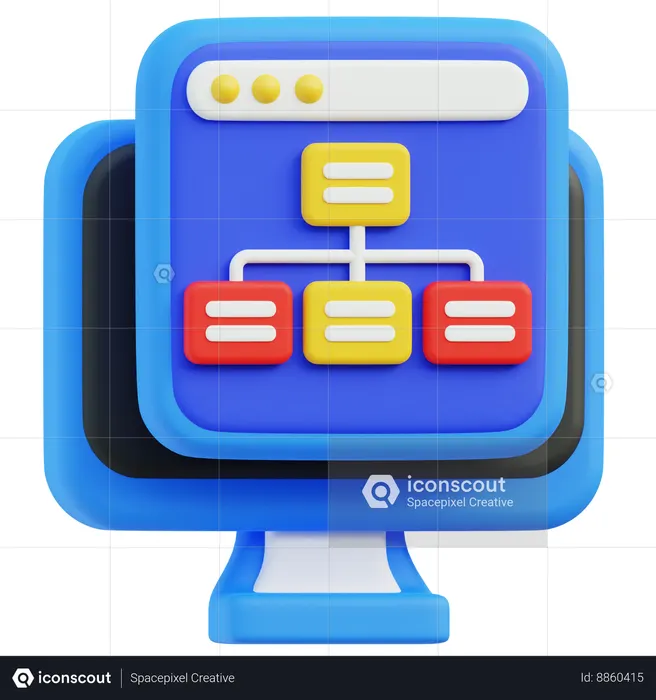 Sitemap  3D Icon