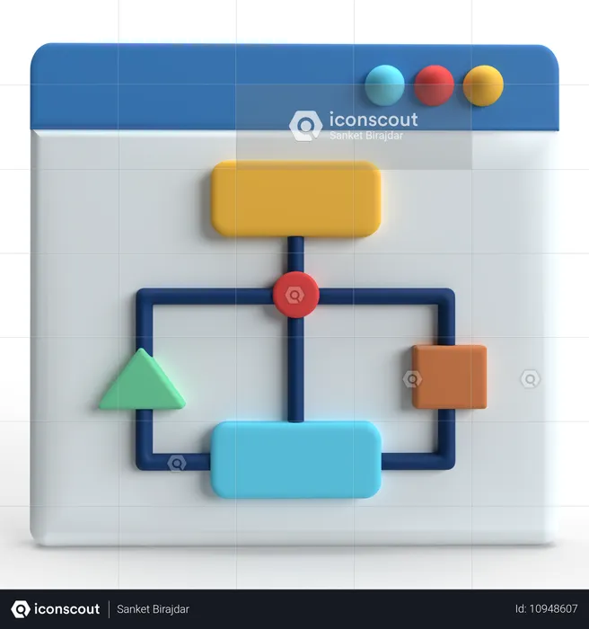 Sitemap  3D Icon