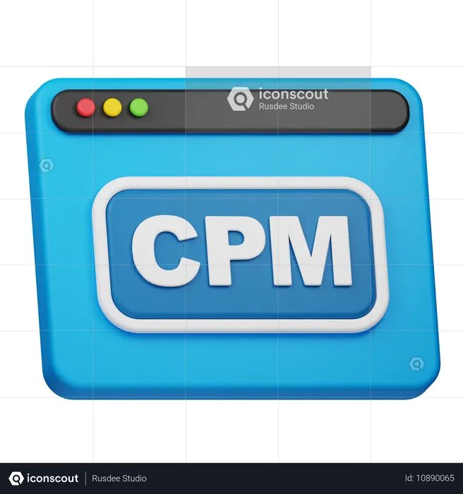 Sitio web de cpm  3D Icon