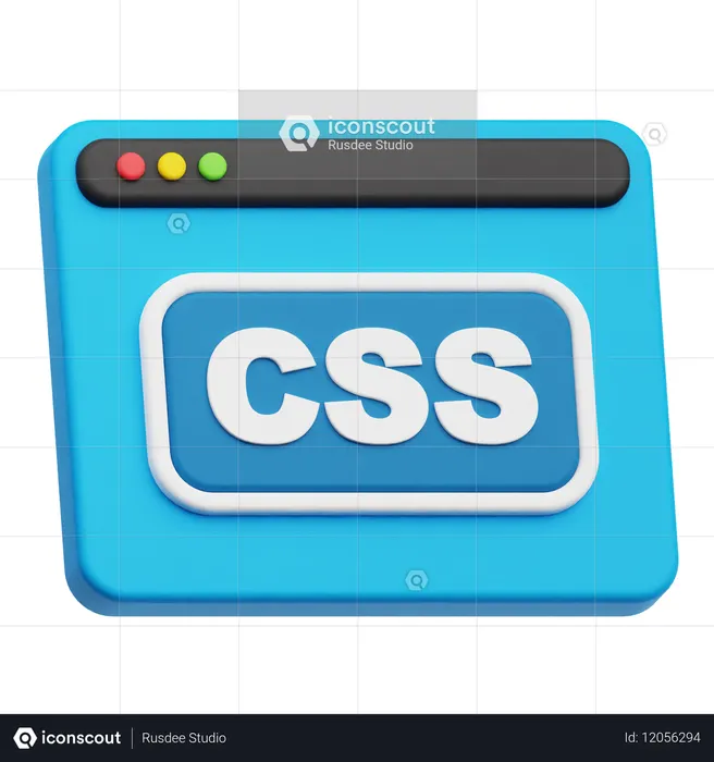 Sitio web css  3D Icon