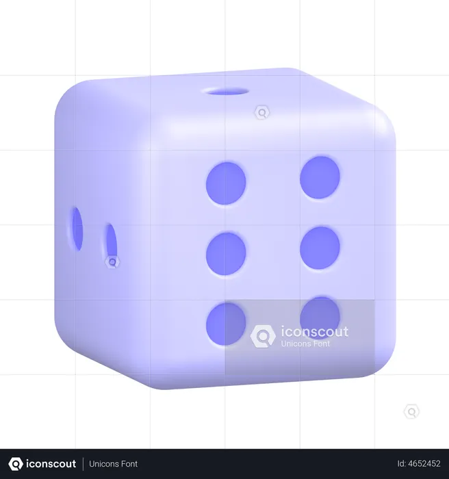 Six Dice  3D Icon