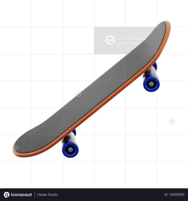 Skateboard  3D Icon