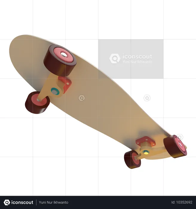 Planche à roulette  3D Icon