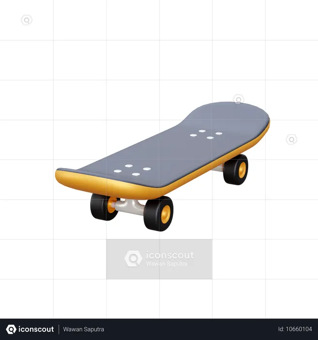 Planche à roulette  3D Icon