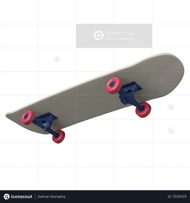 Skateboard  3D Illustration