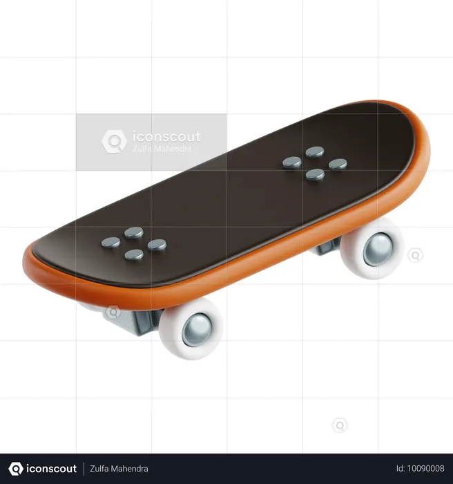 Skateboard  3D Icon