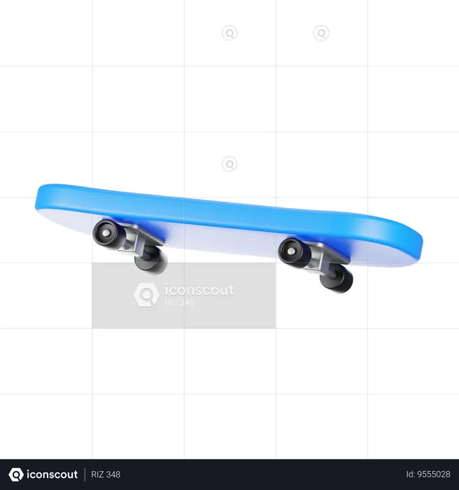 Skateboard  3D Icon