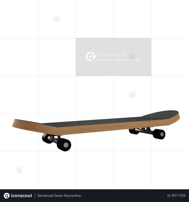 Skateboard  3D Icon