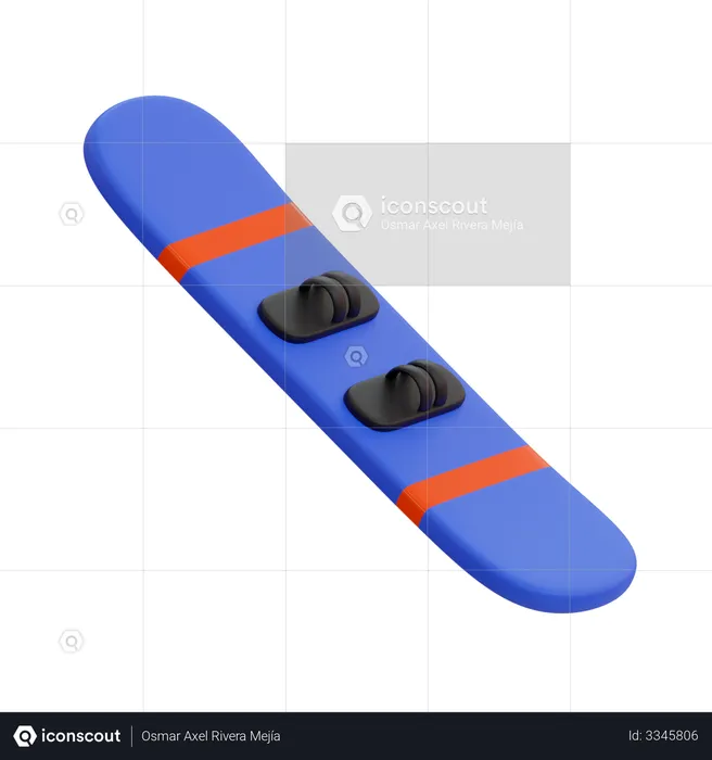 Skateboard  3D Illustration