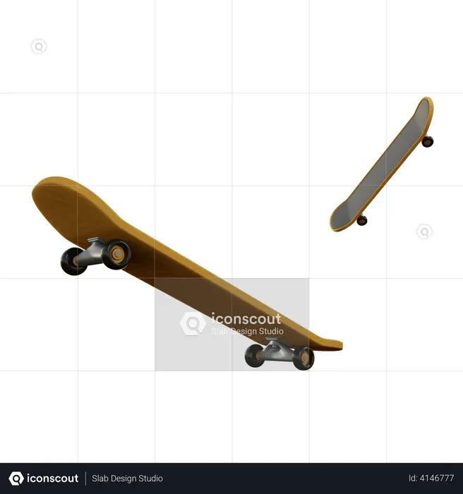 Skateboard  3D Illustration