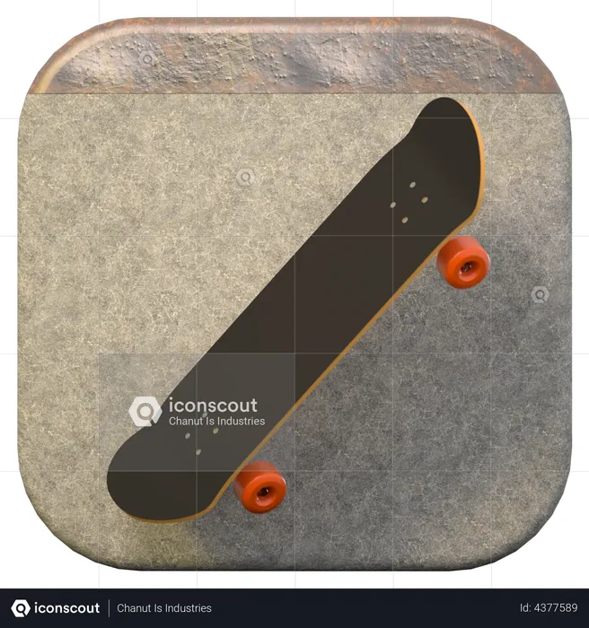 Skateboard  3D Illustration