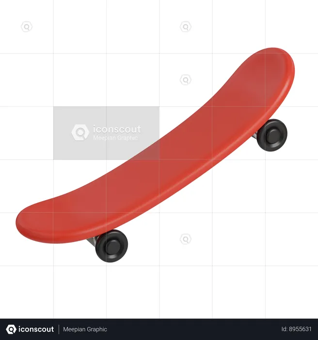 Passe-temps de skateboard  3D Icon