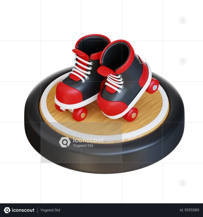 Skating  3D Icon