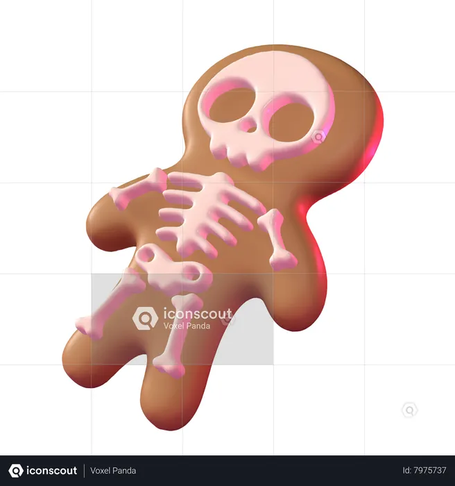 Skeleton Cake  3D Icon