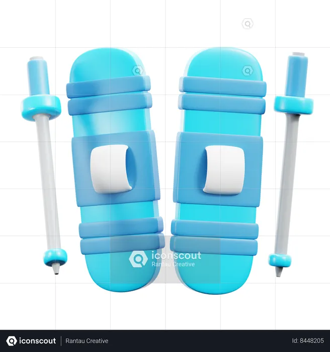 Ski Board  3D Icon