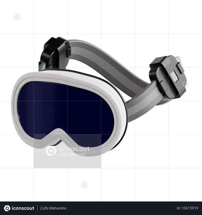 Ski Goggles  3D Icon