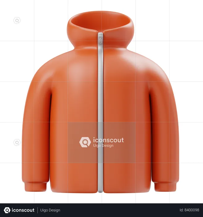 Ski Jacket  3D Icon