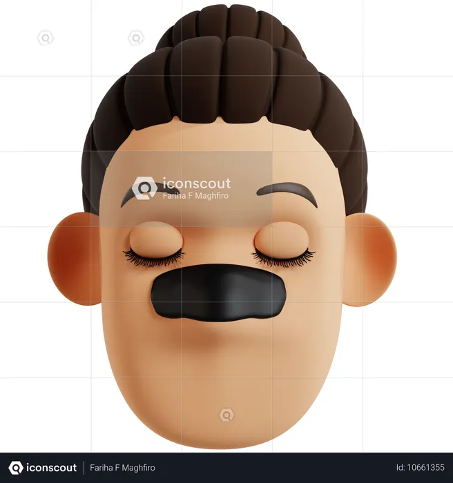 Skincare Pore Pack Illustration  3D Icon
