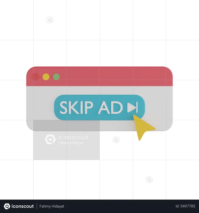 Skip Wed Ads  3D Icon