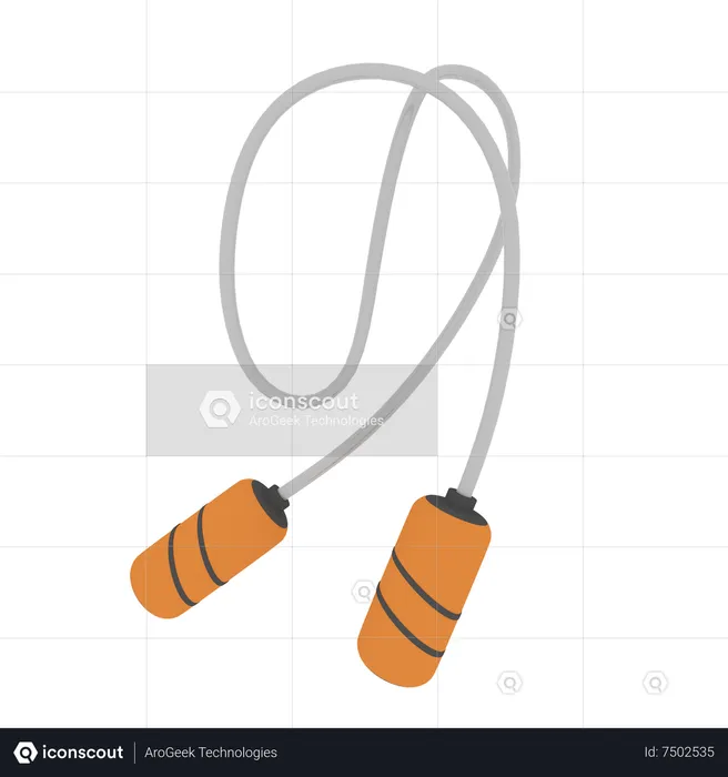 Skipping rope  3D Icon