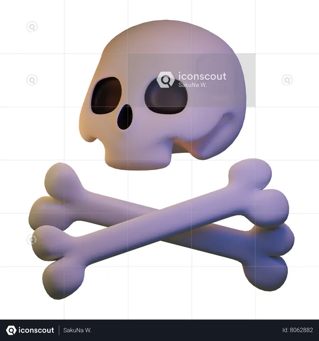 Skull  3D Icon