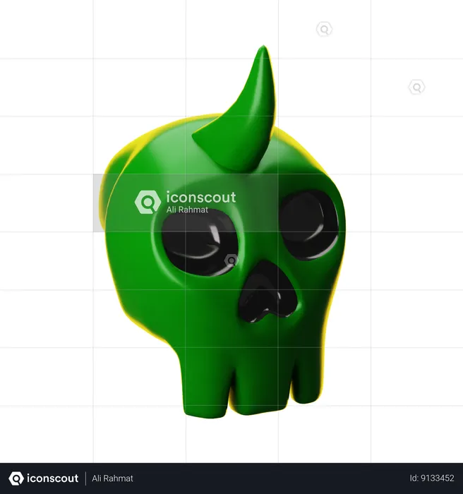 Skull  3D Icon