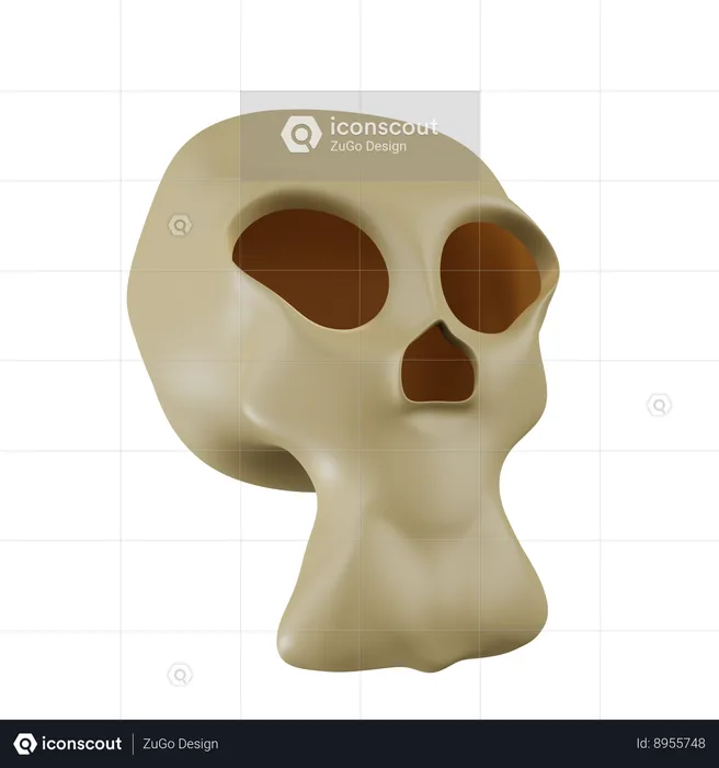 Skull  3D Icon