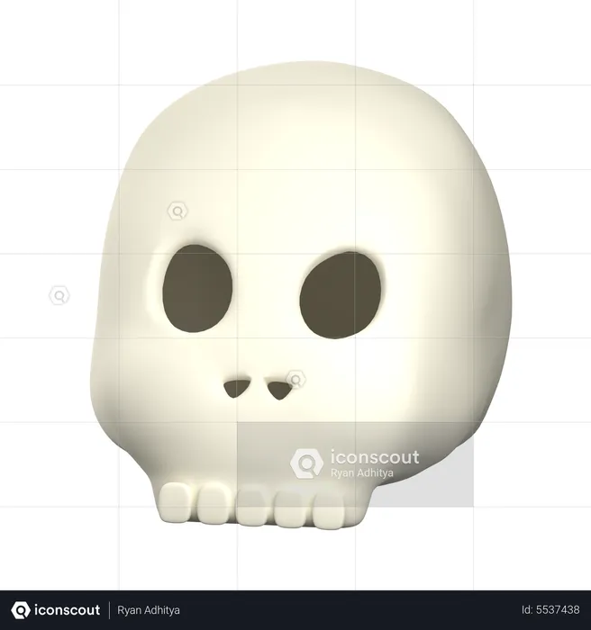 Skull  3D Icon