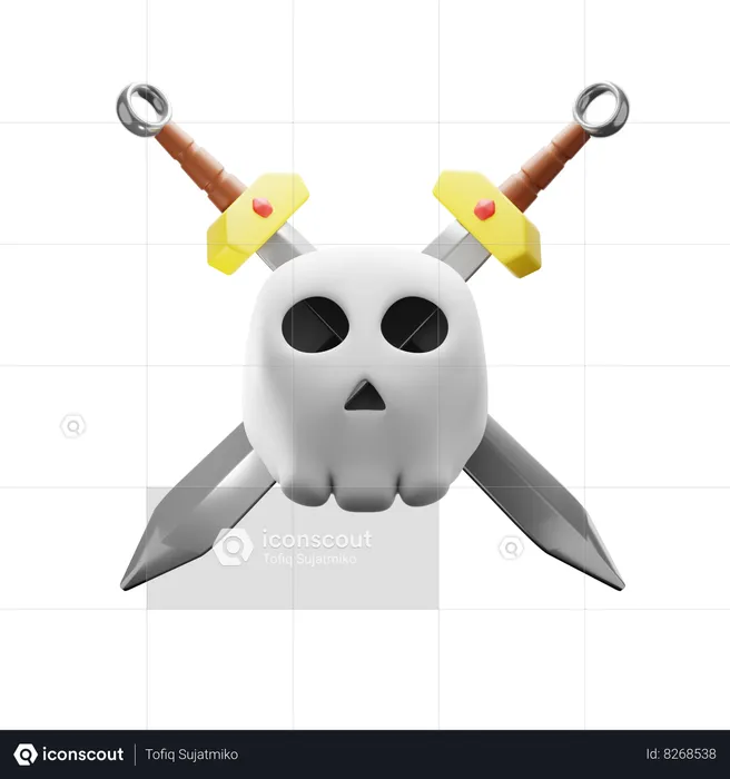 Skull  3D Icon